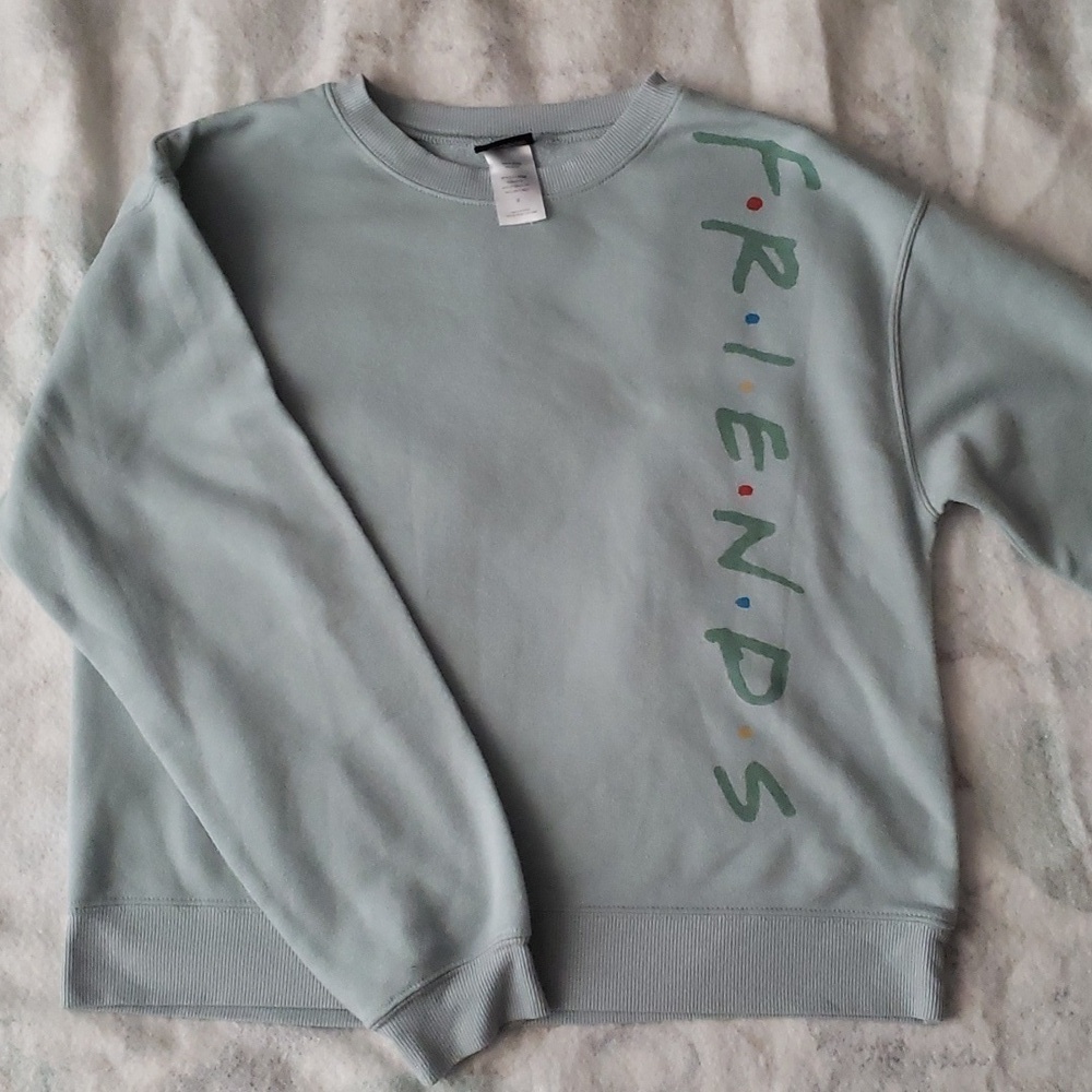 F.R.I.E.N.D.S sizes medium blue sweatshirt casual
